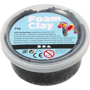 Masa modelarska Foam Clay 35 g, czarna